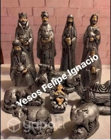 Pesebres de yeso