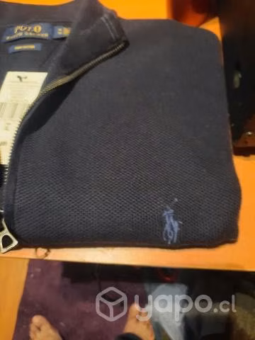 Chaleco polo original nuevo xl azul - Imagen 3