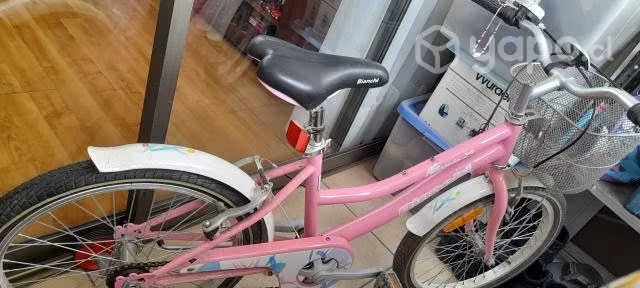 Bicicleta Niña Aro 20 con Canasto Bianchi - Imagen 6
