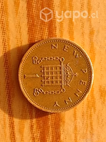 Moneda Reino Unido 1 new Penny, 1971 Elizabeth II