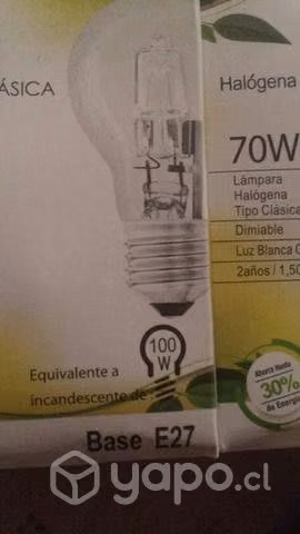 Ampolletas halógena 100 w