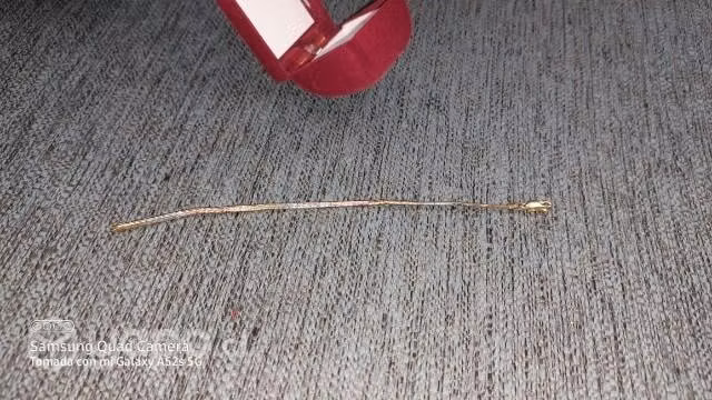 Pulsera bañada en oro y oro blanco
