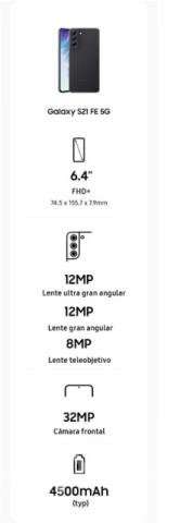 Samsung S21 FE 128 gris - Imagen 5