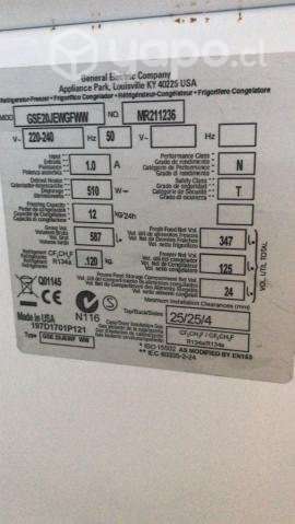 Refrigerador Side-by-Side GENERAL ELECTRIC (EEUU) - Imagen 3