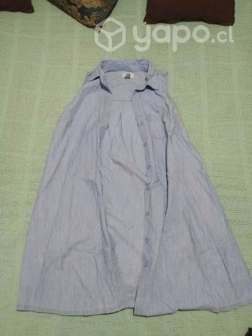 Vestido vaquero (mezclilla) botones - Imagen 2