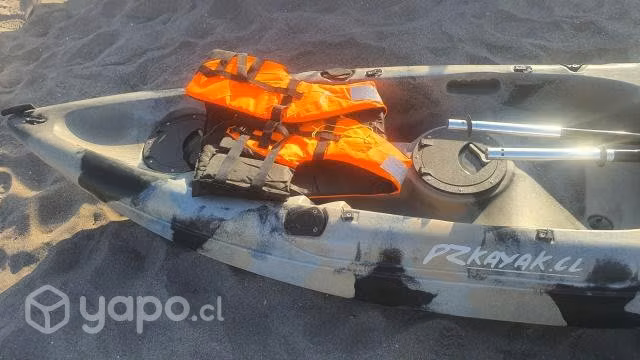 Kayak de pesca 2 veces usado