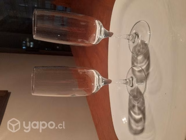 Copas Champaña o Espumante antiguas - Imagen 2