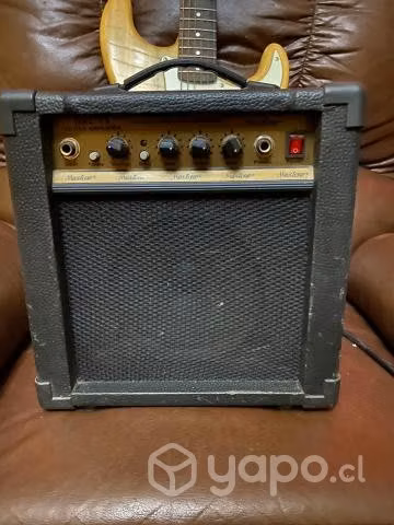 Guitarra Electrica Maxtone + amplificador - Imagen 2