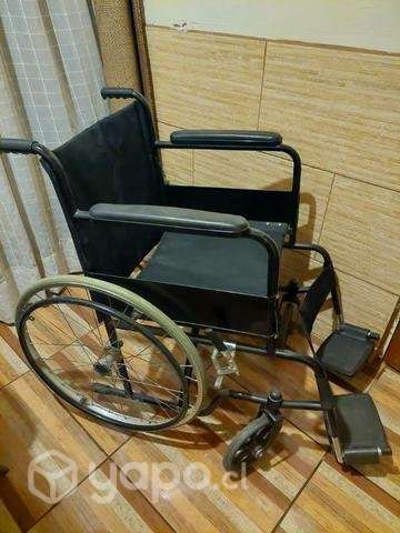 Silla de Ruedas Manual Negra - Imagen 3