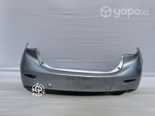 Parachoque trasero Mazda 3 Sedan 2014 2017