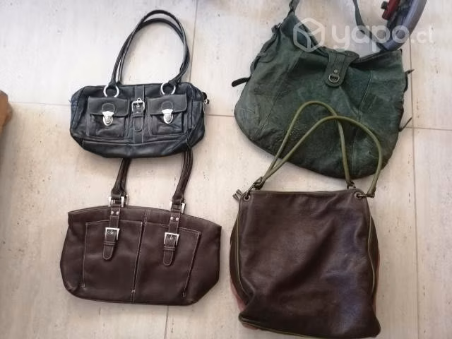 Carteras 100 cuero