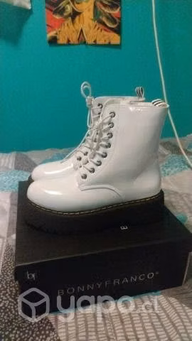 Botines blancos 1 uso