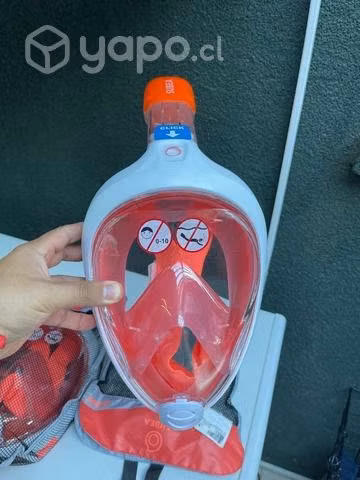 Mascara para buceo snorkel
