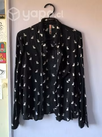 Camisa estampado bulldogs