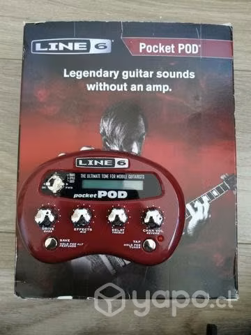 Multiefecto guitarra eléctrica pod pocket