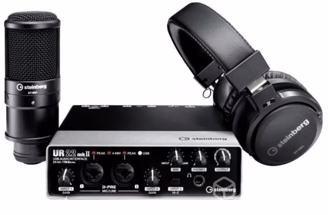 Pack Interfaz Audio Steinberg UR22MKII Recording