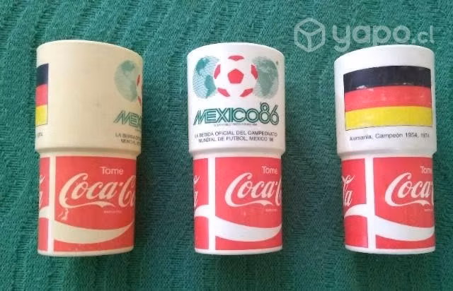 Vaso promocional Coca Cola Mundial de México 86 - Imagen 3