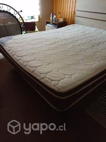 Cama 2 plazas base dividida