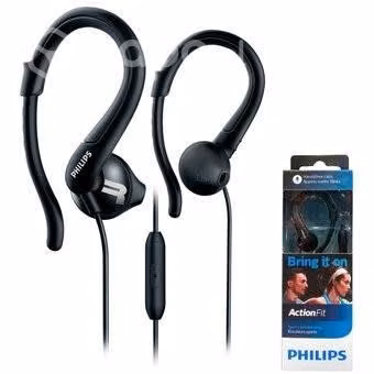 Audifono philips earclip mic black shq1255tbk/00 - Imagen 4