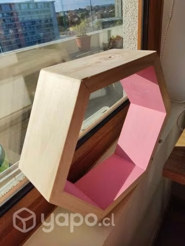 Hexágonos de madera