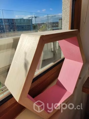 Hexágonos de madera