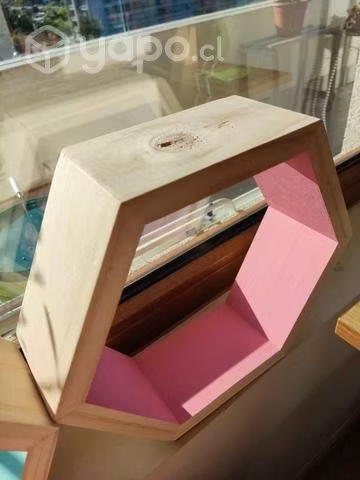Hexágonos de madera