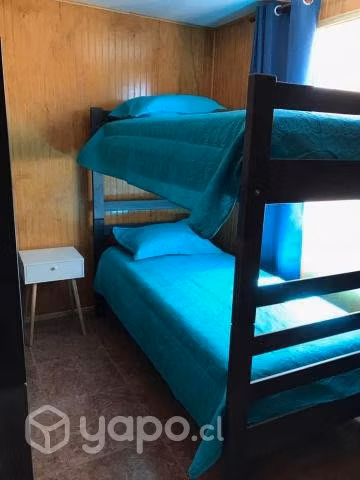 Cabaña para 6 persona a 2 cuadras de la playa