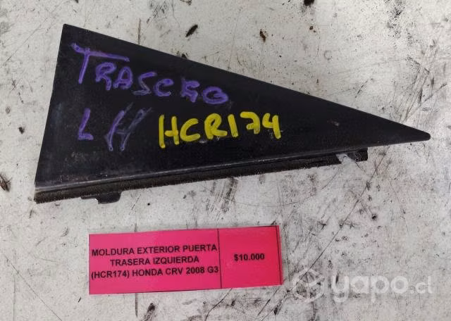 Moldura Exterior Puerta Trasera Izquierda (HCR174)