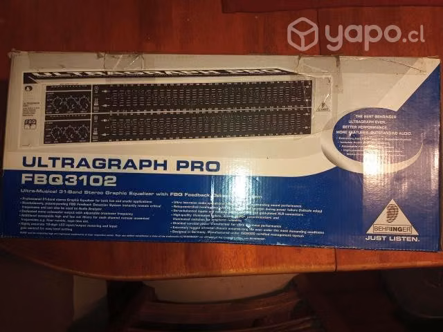 Ecualizador Behringer Ultragraph Pro FBQ3102.Nuevo