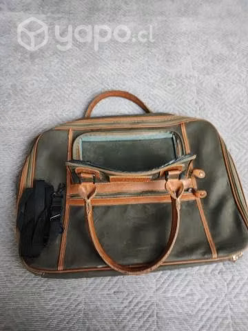 Bolso Verde con Aplicaciones de Cuero - Imagen 2