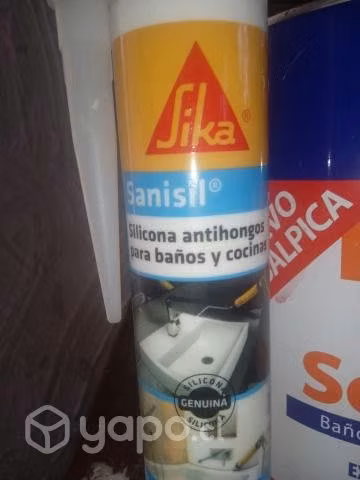Galón pintura sipa blanca y silicona blanca sika