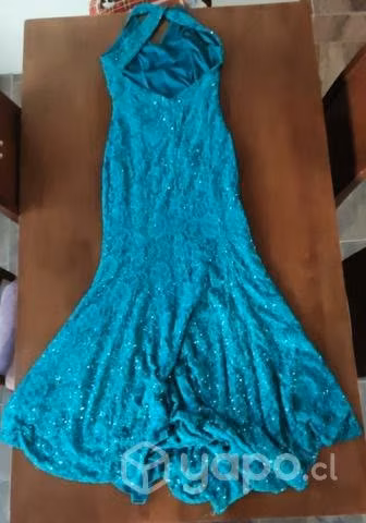 Vestido de fiesta color Calipso