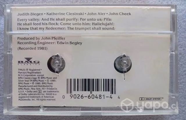 Cassette Handel Messiah