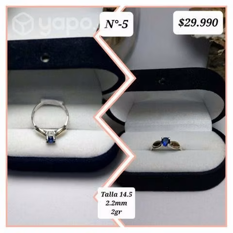 Anillos de plata italiana y oro