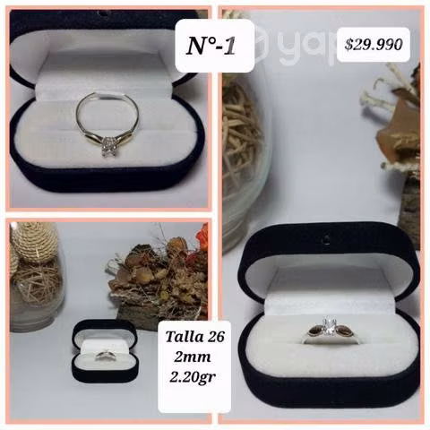 Anillos de plata italiana y oro