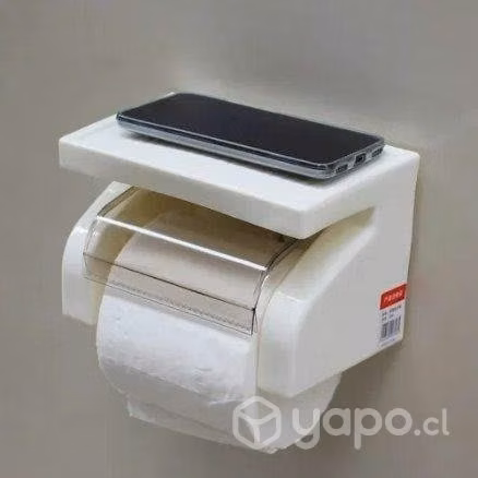 Dispensador Papel Higiénico Con Soporte Celular