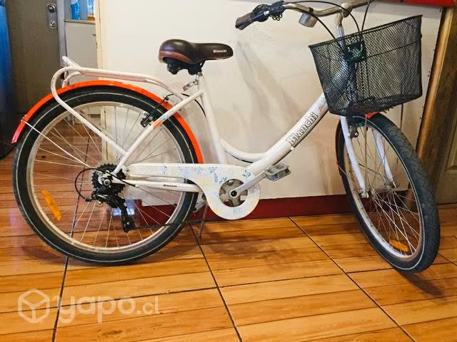 Bicicleta mujer aro 24 marca Bianchi. Angol