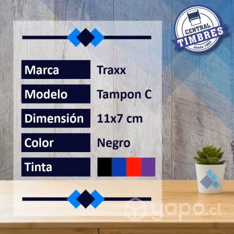 Tampon o Almohadilla para timbre manual de Goma