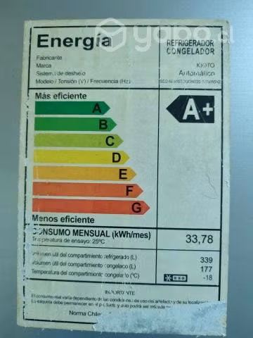 Refrigerador Kioto 480lt