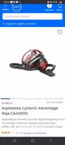 Aspiradora nueva