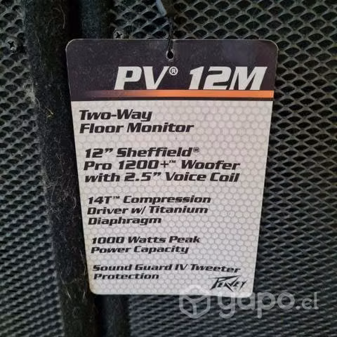 Pack parlantes y amplificador peavey c/cables - Imagen 3