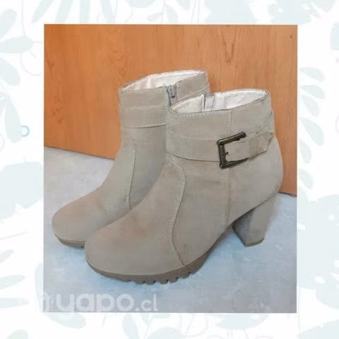 Botines beige número 37 - Imagen 2