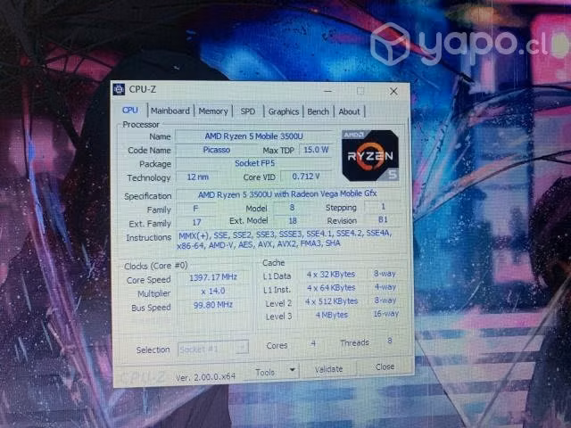 Notebook HP 245 G7 Ryzen 5/8GB/256 SSD /1TB HDD