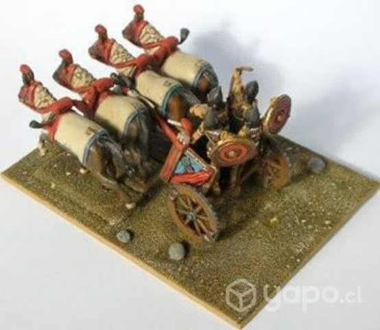 Maqueta De 3 Carros De Combate Asirios, 1/72