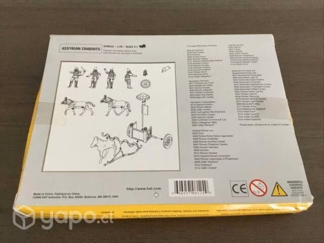 Maqueta De 3 Carros De Combate Asirios, 1/72