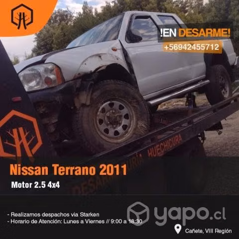 Pedal acelerador Nissan terrano 2011