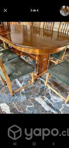 Comedor 8 sillas madera - Imagen 2