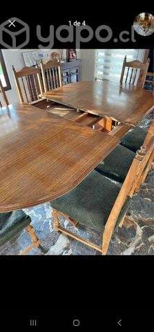 Comedor 8 sillas madera - Imagen 3