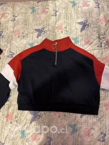 Crop top poleron - Imagen 2