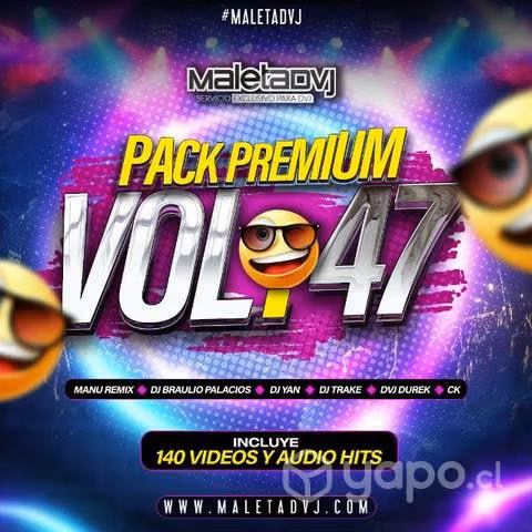 Video Musical Pack Premium Maleta DVJ vol 47